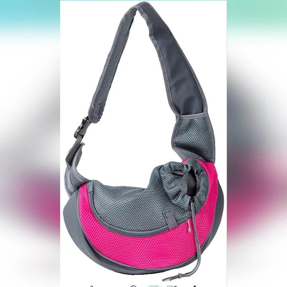 Sling Breathable Mesh Shoulder Portable Cat Dog Carrier Size Medium | NWOT